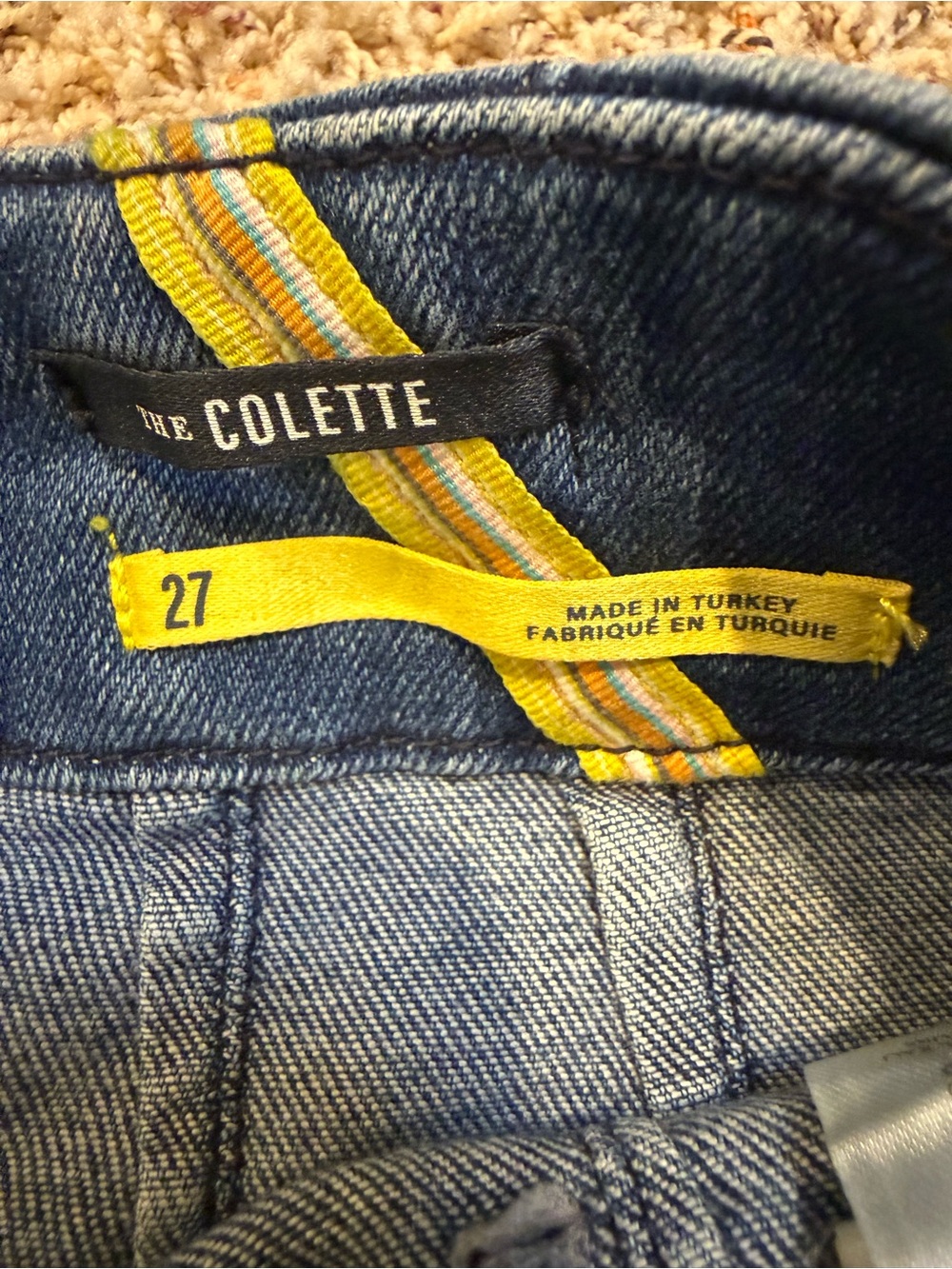 Maeve The Collette Cropped High-Rise Wide-Leg Jean Size 27 Anthropologie Stretch - Picture 12 of 15